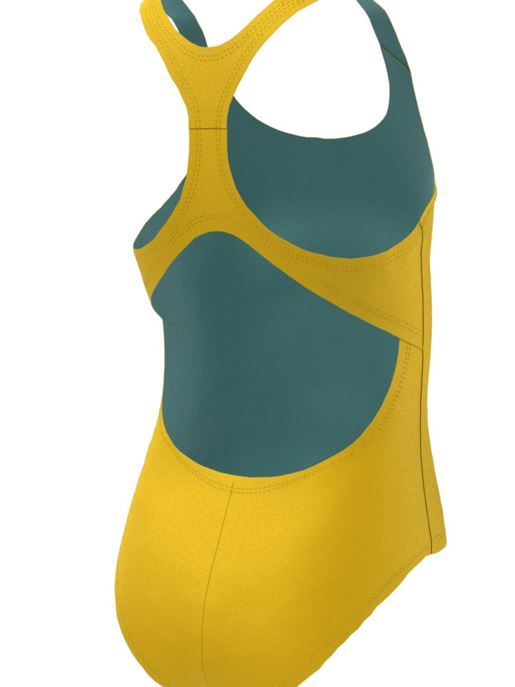 Nike Swim Effortless Essential Big Kids' (Girls') Racerback One Piece - Laser Orange alternate image 1