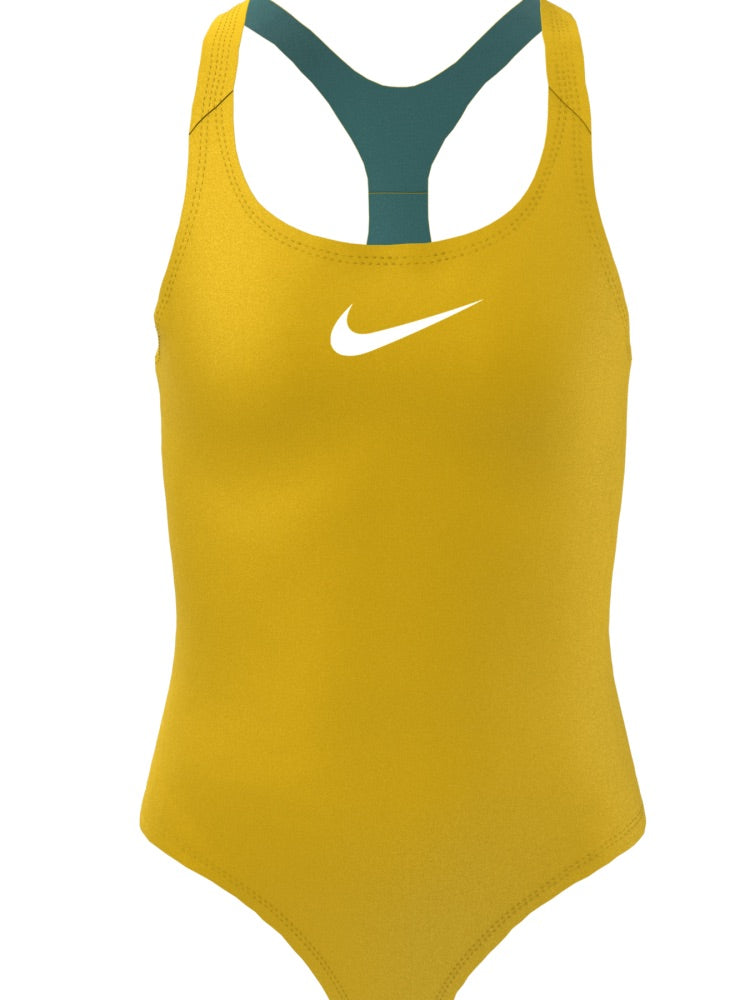 Nike Swim Effortless Essential Big Kids' (Girls') Racerback One Piece - Laser Orange alternate image 2