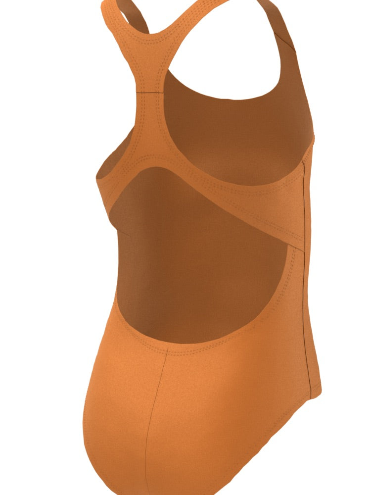 Nike Swim Effortless Essential Big Kids' (Girls') Racerback One Piece - Bright Citrus alternate image 1