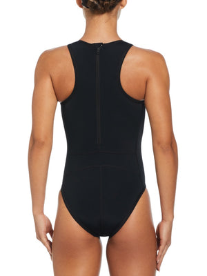 Nike Swim Hydrastrong Women's Water Polo One Piece - Black alternate image 1