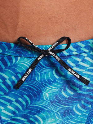 Nike Swim Hydrastrong Pool Lanes Men's Jammer - Blue Green alternate image 2