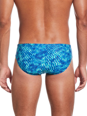 Nike Swim Hydrastrong Pool Lanes Men's Brief - Blue Green alternate image 1