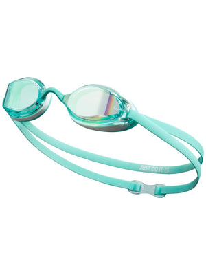 Nike Swim Legacy Comfort Mirrored Goggles - Bleached Turq