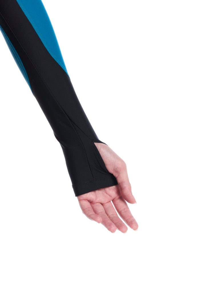 Nike Swim Hydralock Fusion Women's Long Sleeve One Piece - Green Abyss alternate image 4