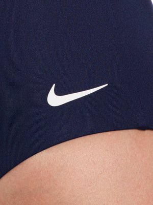 Nike Swim Effortless Essential Women's V-Neck One Piece - Midnight Navy alternate image 2