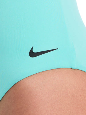 Nike Swim Effortless Essential Women's V-Neck One Piece - Bleached Turq alternate image 2
