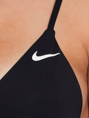 Nike Swim Effortless Essential Women's Triangle Bikini Top - Black alternate image 2