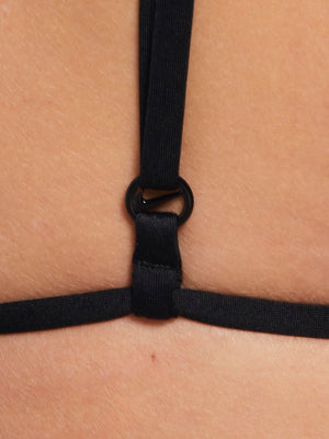 Nike Swim Effortless Essential Women's Triangle Bikini Top - Black alternate image 4