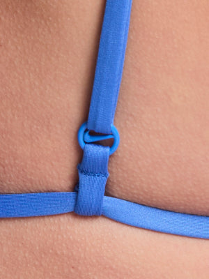Nike Swim Effortless Essential Women's Triangle Bikini Top - Blue Crystal alternate image 4