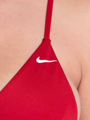 Nike Swim Effortless Essential Women's Triangle Bikini Top - Gym Red alternate image 2
