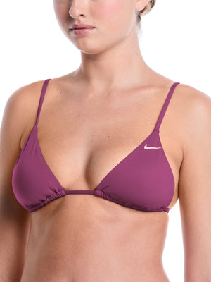 Nike Swim Effortless Essential Women's Triangle Bikini Top - Desert Pink