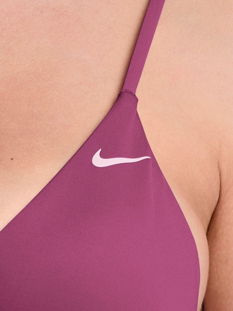 Nike Swim Effortless Essential Women's Triangle Bikini Top - Desert Pink alternate image 2