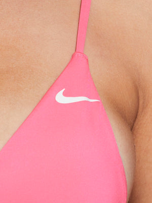 Nike Swim Effortless Essential Women's Triangle Bikini Top - Hyper Pink alternate image 2