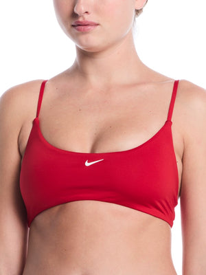 Nike Swim Effortless Essential Women's Bralette Bikini Top - Gym Red