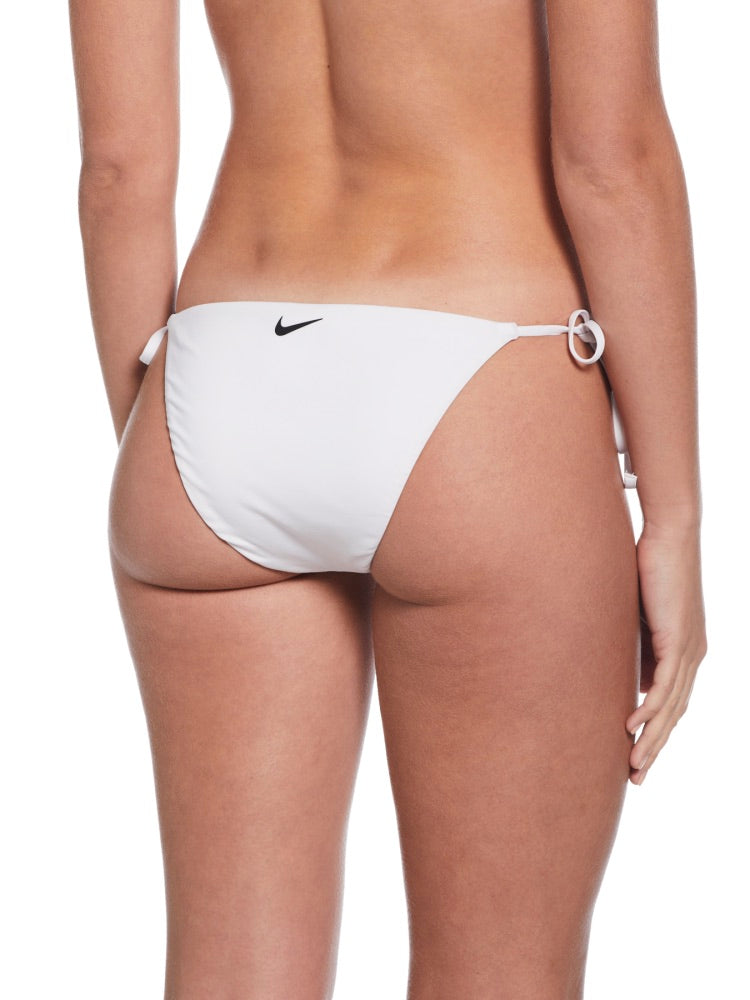 Nike Swim Effortless Essential Women's Tie String Bikini Bottom - White alternate image 1
