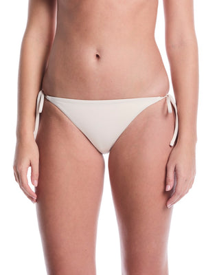Nike Swim Effortless Essential Women's Tie String Bikini Bottom - Chalk