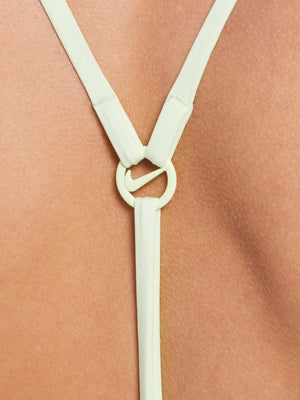 Nike Swim Women's Terry Texture Y-Back One Piece - Barely Volt alternate image 4
