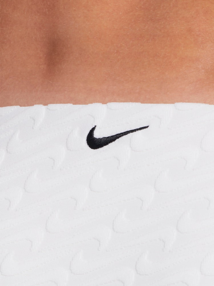 Nike Swim Women's Terry Texture Tie String Bikini Bottom - White alternate image 2