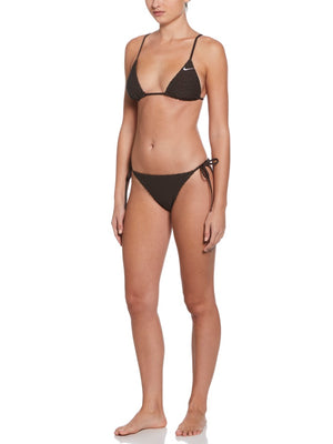 Nike Swim Women's Terry Texture Tie String Bikini Bottom - Baroque Brown alternate image 3