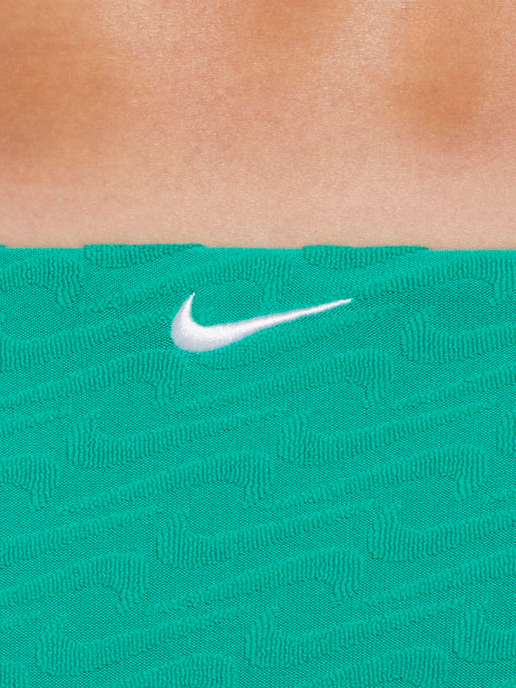 Nike Swim Women's Terry Texture Tie String Bikini Bottom - Stadium Green alternate image 2