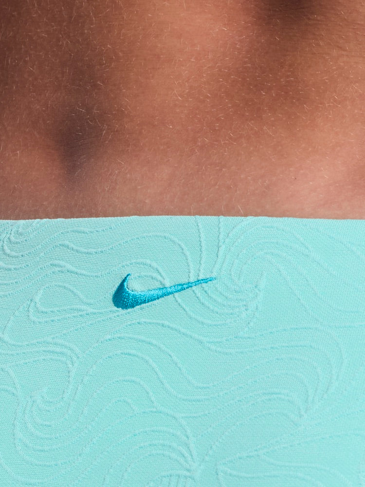 Nike Swim Women's Jacquard Texture Hipster Bikini Bottom - Bleached Turq alternate image 2