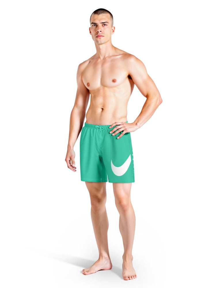 Nike Swim Breaker Men's 7" Fully Lined Volley Short - Bleached Turq