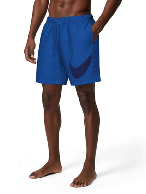 Nike Swim Breaker Men's 7" Brief-Lined Volley Short - Blue Crystal alternate image 1