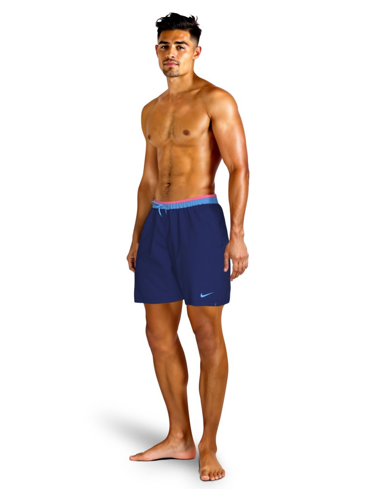 Nike Swim Breaker Men's 7" Brief-Lined Volley Short - Midnight Navy