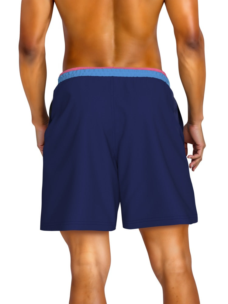 Nike Swim Breaker Men's 7" Brief-Lined Volley Short - Midnight Navy alternate image 2