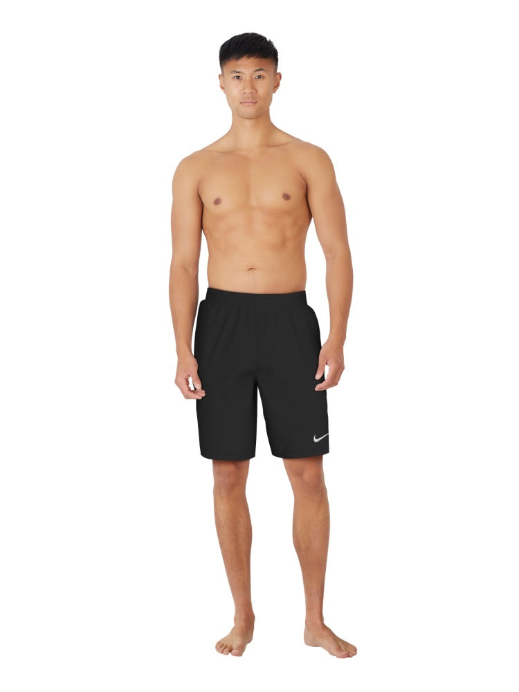 Nike Swim Breaker Essential Men's 9" Brief-Lined Volley Short - Black alternate image 2