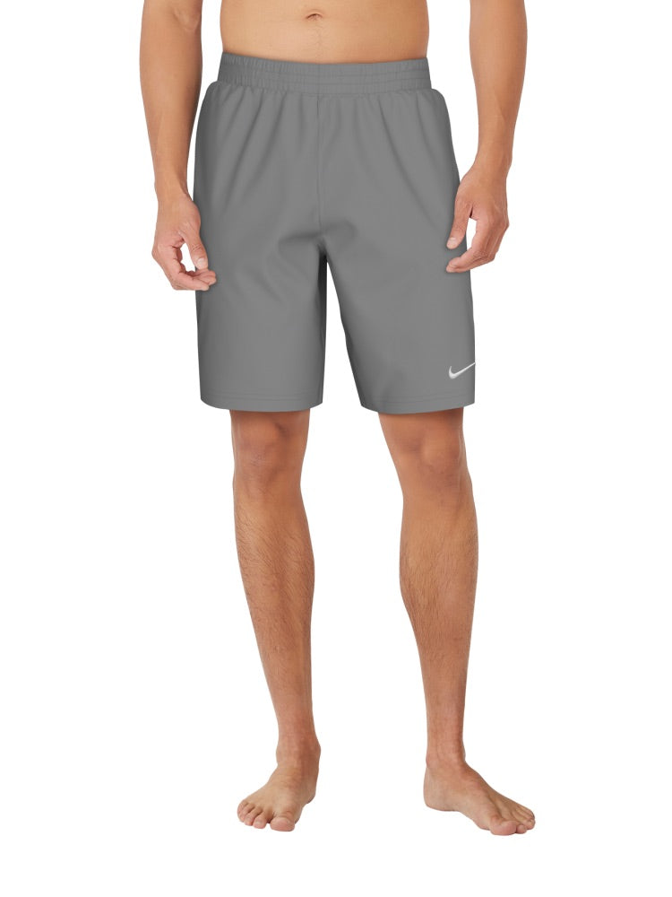 Nike Swim Breaker Essential Men's 9" Brief-Lined Volley Short - Cool Grey