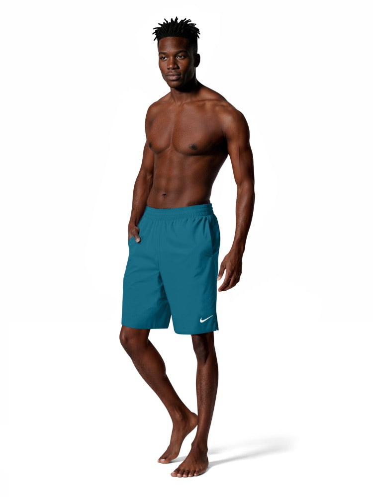 Nike Swim Breaker Essential Men's 9" Brief-Lined Volley Short - Green Abyss