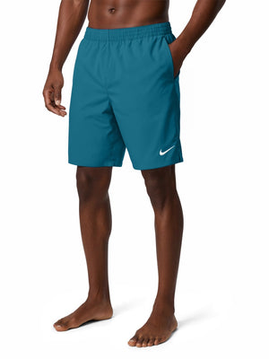 Nike Swim Breaker Essential Men's 9" Brief-Lined Volley Short - Green Abyss alternate image 1