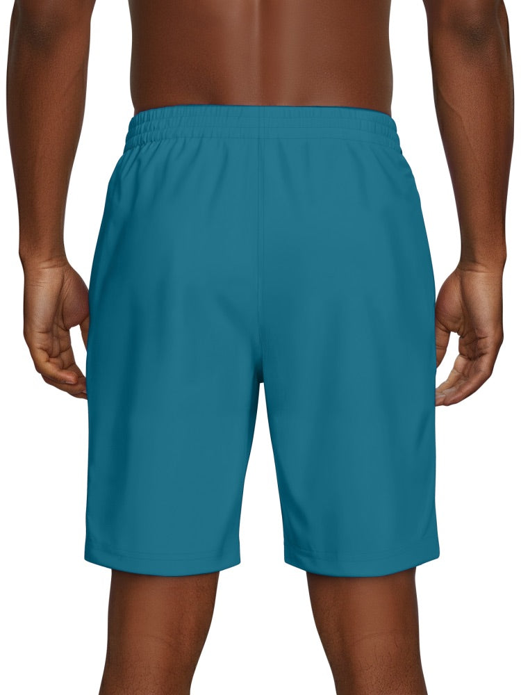 Nike Swim Breaker Essential Men's 9" Brief-Lined Volley Short - Green Abyss alternate image 3