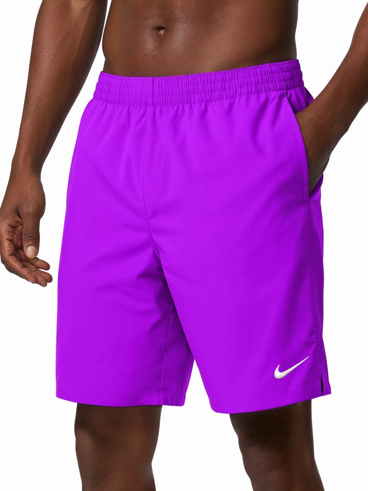Nike Swim Breaker Essential Men's 9" Brief-Lined Volley Short - Bright Violet alternate image 2