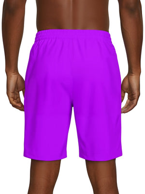 Nike Swim Breaker Essential Men's 9" Brief-Lined Volley Short - Bright Violet alternate image 3