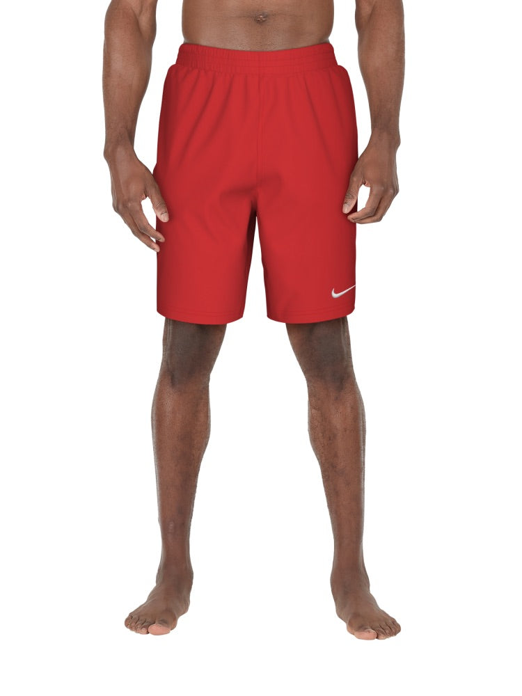 Nike Swim Breaker Essential Men's 9" Brief-Lined Volley Short - University Red