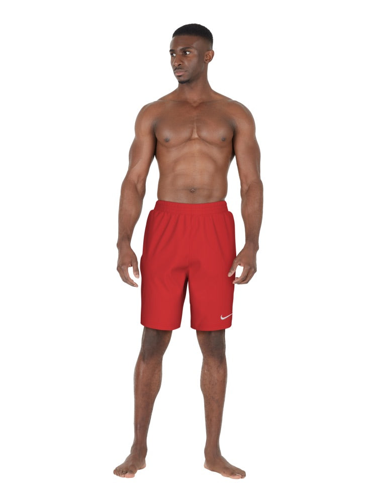 Nike Swim Breaker Essential Men's 9" Brief-Lined Volley Short - University Red alternate image 2