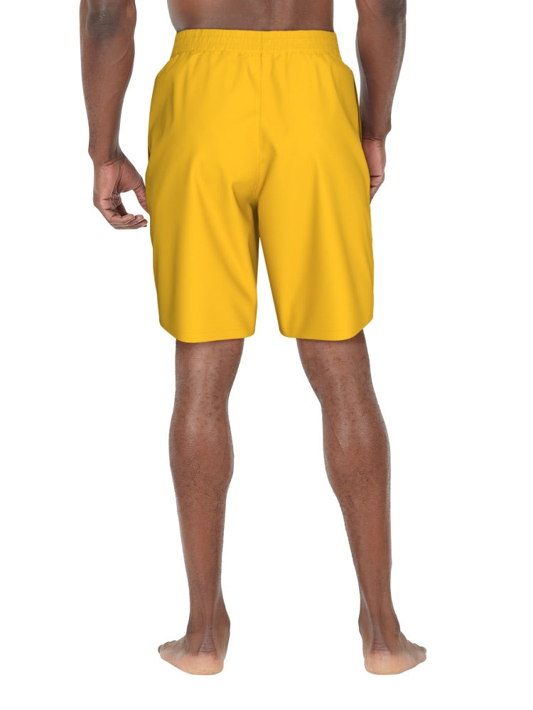 Nike Swim Breaker Essential Men's 9" Brief-Lined Volley Short - University Gold alternate image 1