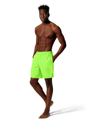 Nike Swim Breaker Essential Men's 7" Brief-Lined Volley Short - Voltage Green