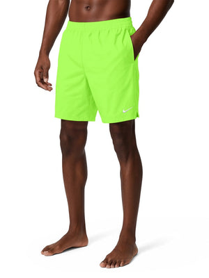 Nike Swim Breaker Essential Men's 7" Brief-Lined Volley Short - Voltage Green alternate image 1