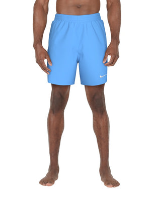 Nike Swim Breaker Essential Men's 7" Brief-Lined Volley Short - University Blue