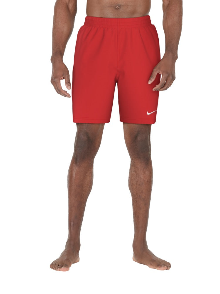Nike Swim Breaker Essential Men's 7" Brief-Lined Volley Short - University Red