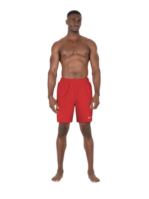 Nike Swim Breaker Essential Men's 7" Brief-Lined Volley Short - University Red alternate image 2