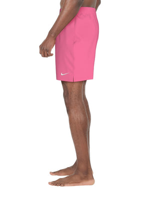 Nike Swim Breaker Essential Men's 7" Brief-Lined Volley Short - Pinksicle alternate image 3