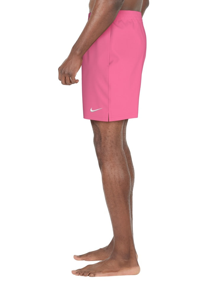 Nike Swim Breaker Essential Men's 7" Brief-Lined Volley Short - Pinksicle alternate image 3