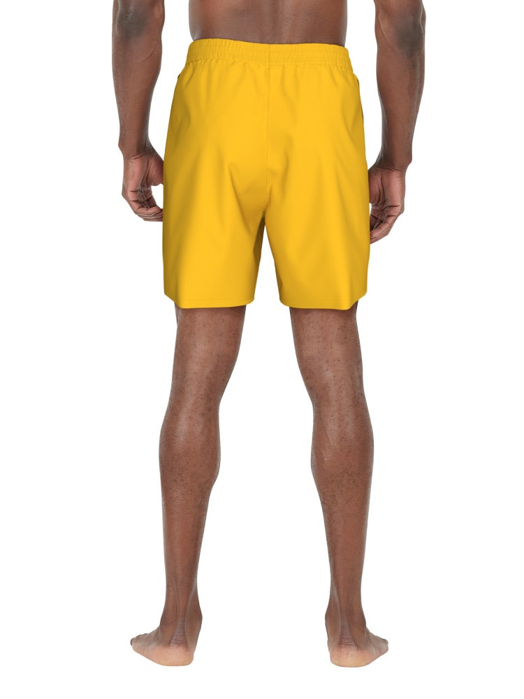 Nike Swim Breaker Essential Men's 7" Brief-Lined Volley Short - University Gold alternate image 1