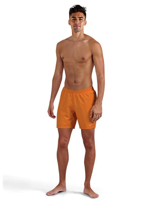 Nike Swim Breaker Essential Men's 7" Brief-Lined Volley Short - Bright Ceramic