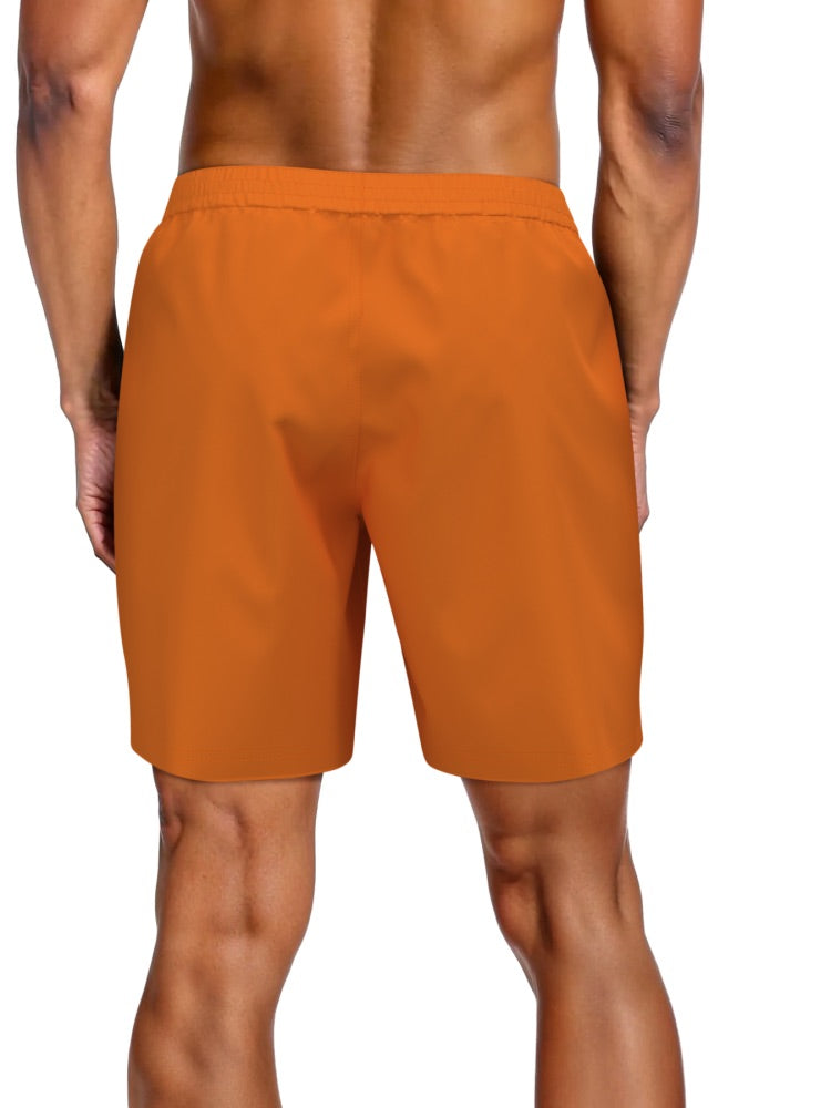 Nike Swim Breaker Essential Men's 7" Brief-Lined Volley Short - Bright Ceramic alternate image 2