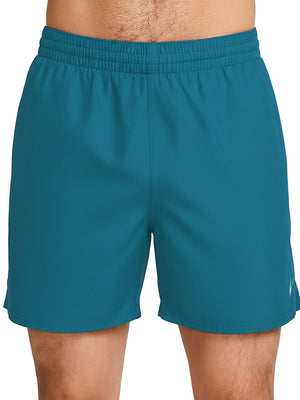 Nike Swim Breaker Essential Men's 5" Brief-Lined Volley Short - Green Abyss alternate image 2